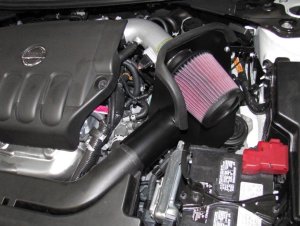 Nissan Altima Performance Air Intake - K&N Engineering - Typhoon, Short Ram - Silver - `07-`10 Nissan Altima Performance Air Intake - K&N Engineering - Typhoon, Short Ram - Silver - `07-`10